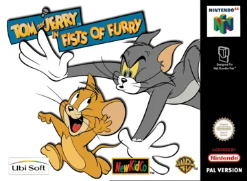 Tom and Jerry in Fists of Furry (Europe) (En,Fr,De,Es,It,Nl) box cover front